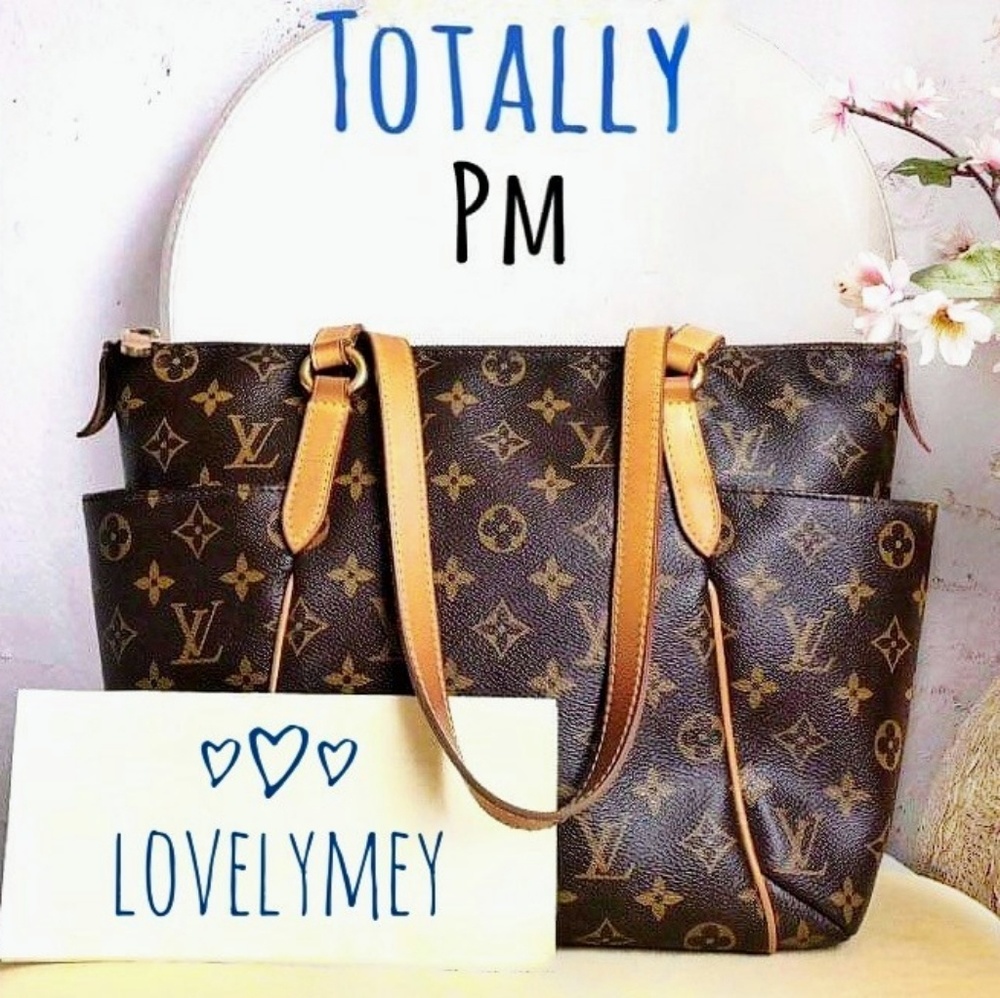 Louis Vuitton Monogram Canvas Totally PM Tote with Natural Vachetta Trim